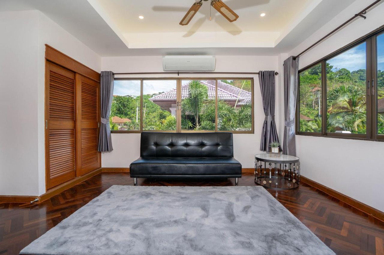 Villa Amaya, 2 Story Tropical Oasis With Green Hills View & Pool, Kamala Beach Exterior photo