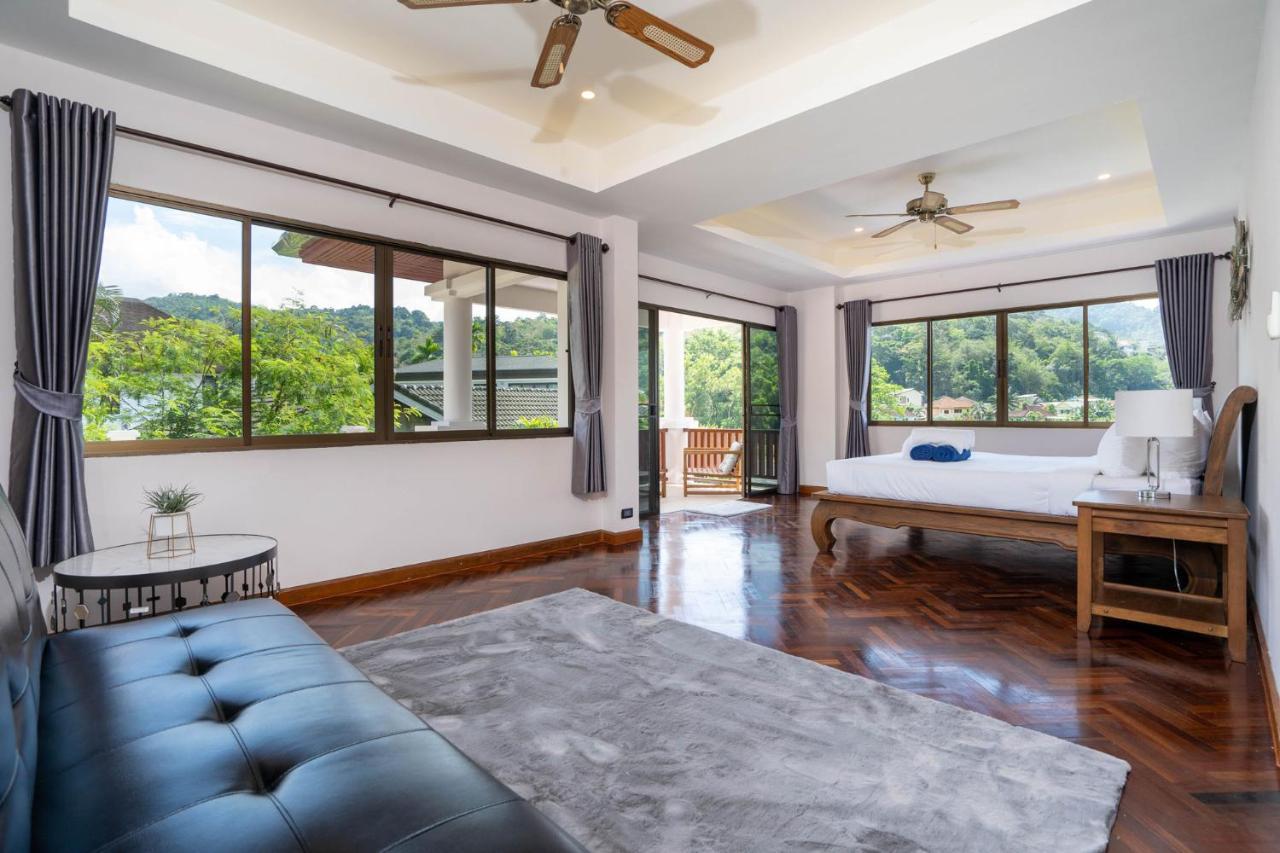 Villa Amaya, 2 Story Tropical Oasis With Green Hills View & Pool, Kamala Beach Exterior photo