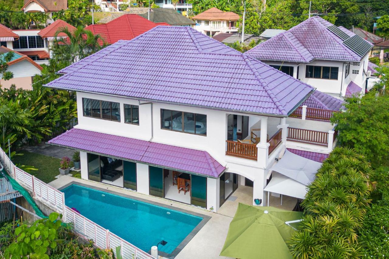Villa Amaya, 2 Story Tropical Oasis With Green Hills View & Pool, Kamala Beach Exterior photo